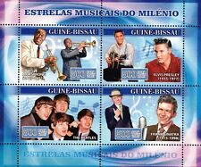 Louis Armstrong Elvis Beatles Frank Sinatra 2007 MNH stamp sheetlet