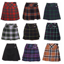 Ladies Tartan Billie Kilt with