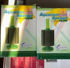 Large Aquarium Sponge Filter PK220 Fish Tank Air Driven Breeding Foam Filtration