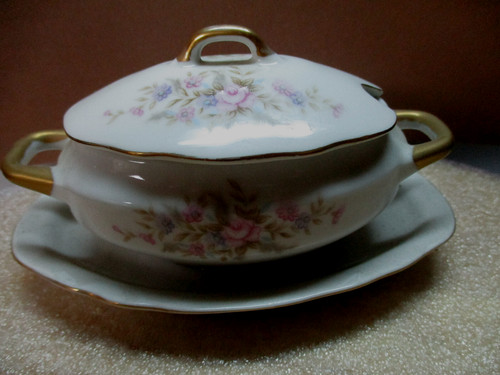 Lefton china hand painted oval - lefton,