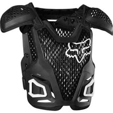 Fox R3 MX Chest Protector Body Armour Black  Adult L / XL  Motocross Off Road