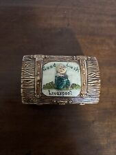 Vintage Manor Ware Good Luck Liverpool Pixie Box