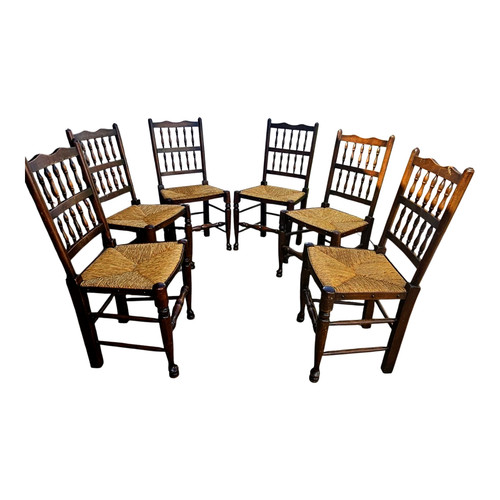 Antique set six lancashire - antique,