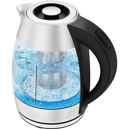 Chefman glass electric kettle - chefman,