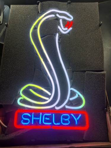 Neon sign shelby mustang cobra - neon,
