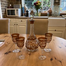 Vintage Nachtmann Amber Lead