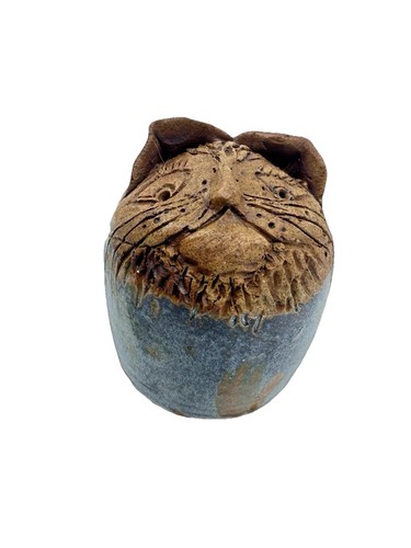 Signed shaw studio pottery cat - studio,