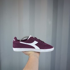 Diadora burgundy suede - 9,
