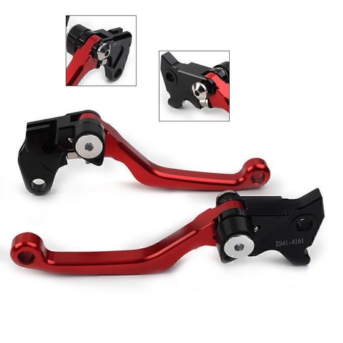 Red disc brake clutch - red, levers