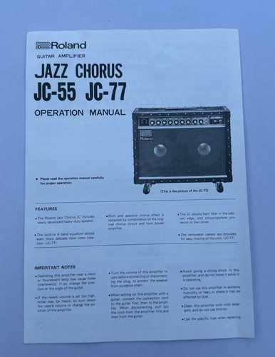 Roland jazz chorus jc 77 - roland,