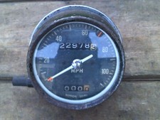 HONDA CB360 G5 SPEEDOMETER. 22,978 MILES. BOBBER, CAFE RACER