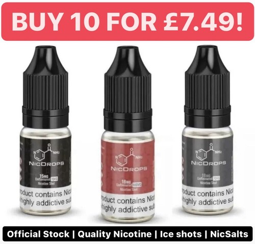 Nicotine shots nic - nicotine,