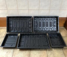 FULL SIZE AND HALF SIZE SEED TRAYS WITH AND WITHOUT HOLES YOU CAN CHOOSE XX