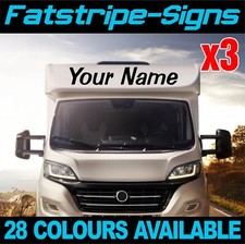 PERSONALISED CARAVAN MOTORHOME