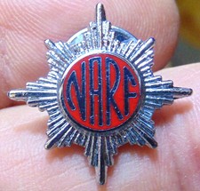 NARF / National Association of Retired Firefighters Enamel Stud Pin Badge