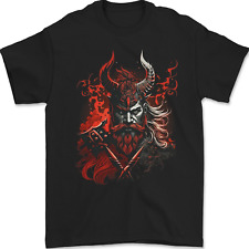An Artistic Fantasy Viking Warrior Mens T-Shirt 100% Cotton