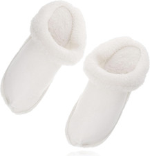White Fluffy Crocs Liners