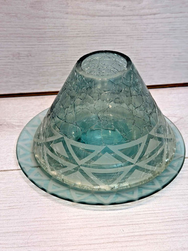 Yankee candle teal crackle - candle,