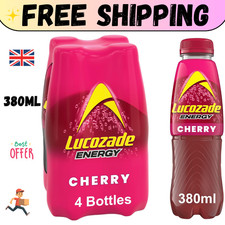 Lucozade energy cherry 380ml - energy,