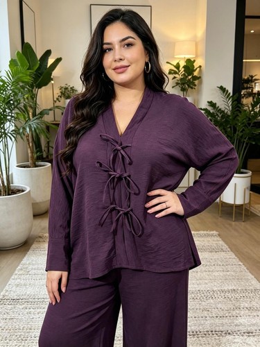 Women plum colour - women’s, tie