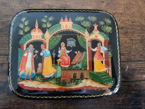 Palekh russian lacquer mache - palekh,