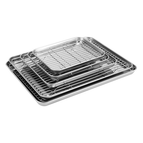 Stainless steel roasting - stainless, tray