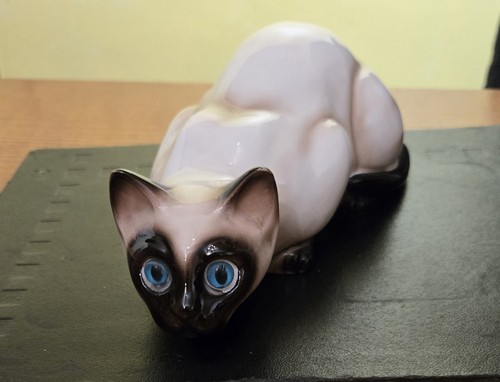 Vintage siamese cat figurine - vintage,