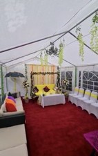 Heavy Duty Waterproof Gazebo/marquee (Hire Only )6/4 Meters
