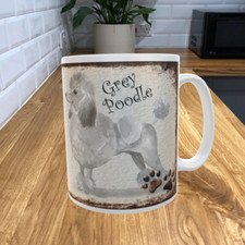 Grey Poodle 11oz Coffee Mug My