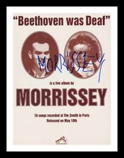 Morrissey autographed signed - morrissey, &