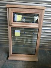 Double Glazed Windows Hardwood Vent Casement 625mm x 745mm Top Opener Window