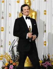 Colin Firth Signed Academy
