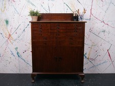 Vintage Wooden Medical Cabinet