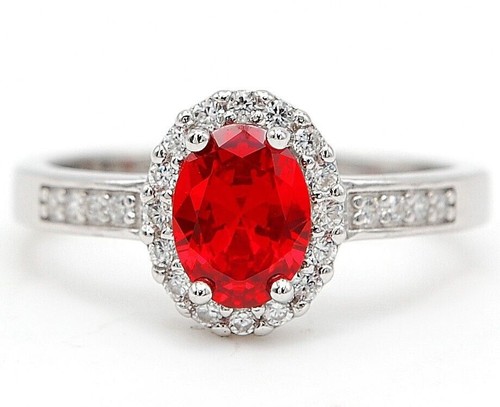2ct fire garnet 925 solid - 2ct,