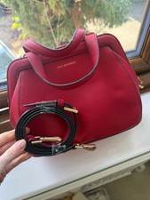 Red Lulu Guinness leather
