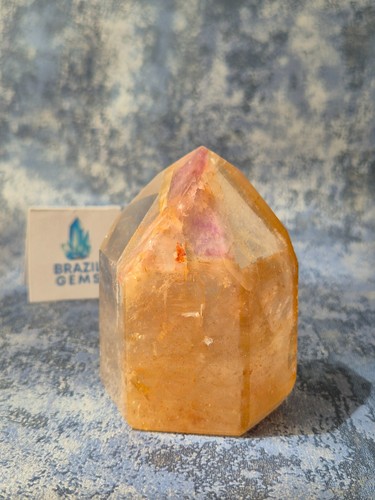 Ametrine point tower quartz - ametrine,