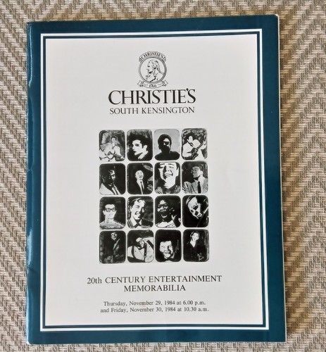 Christie memorabilia auction - memorabilia,