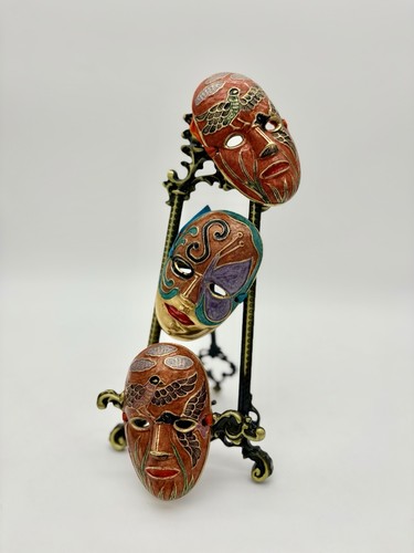 Vintage cloisonne brass - vintage,