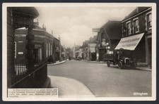 Postcard Gillingham nr Shaftesbury Dorset village Garage truck posted 1932 RP