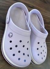 Crocs Crocband clogs light purple W7 M5 (Uk Size 5)