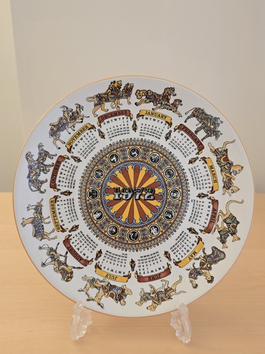 Wedgwood annual calendar plate - wedgwood,