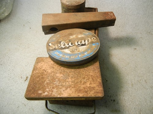 Vintage workshop metal storage - metal,