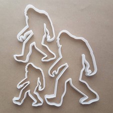 Bigfoot Sasquatch Shape Cookie Cutter Dough Biscuit Pastry Fondant Sharp Stencil