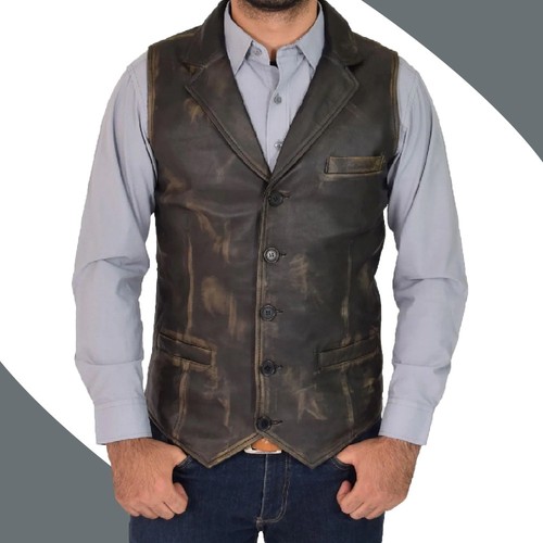 Men vintage brown rub - men's,