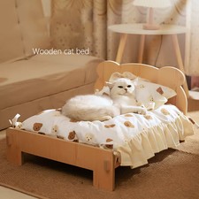 Cat Bed Wooden Cat And Dog Bed