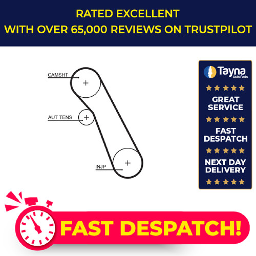 Timing belt fits ford - belt, s-max
