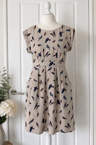 Emily and fin bird print - bird, dress