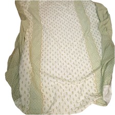 Vintage St Michael Double Quilted Ditsy Floral  Bedspread Valance Countrycore