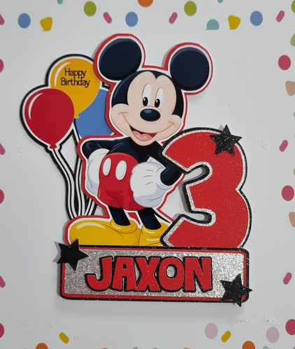 Mickey mouse cake topper - mickey,