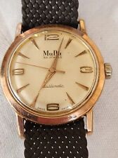 Mudu Watch DOUBLEMATIC Gold Plated For Spare And Repair